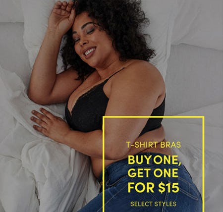 T-Shirt Bras Buy One, Get One for $15