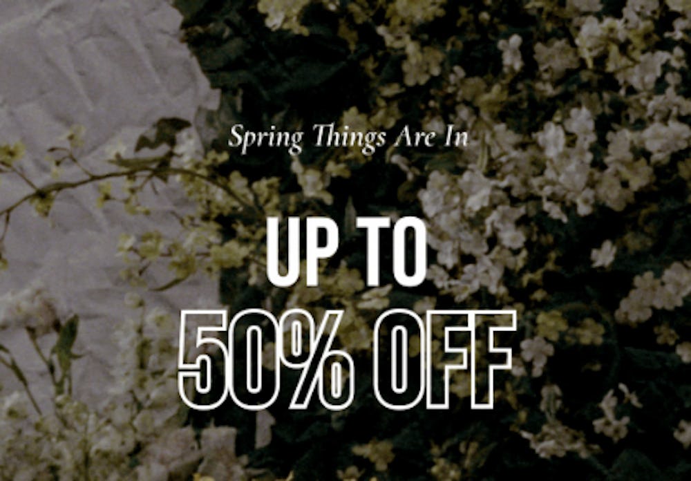 Up to 50% Off Sale