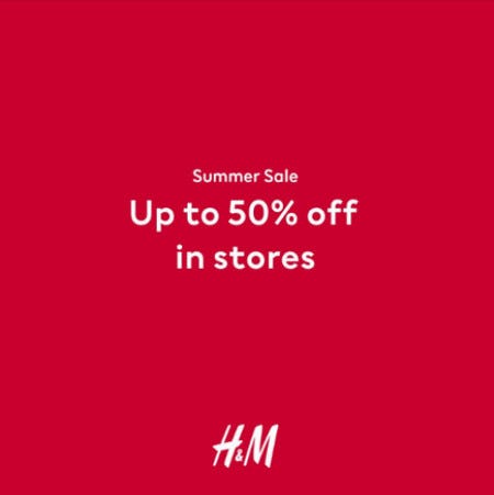 Summer Sale Up to 50% Off from H&M