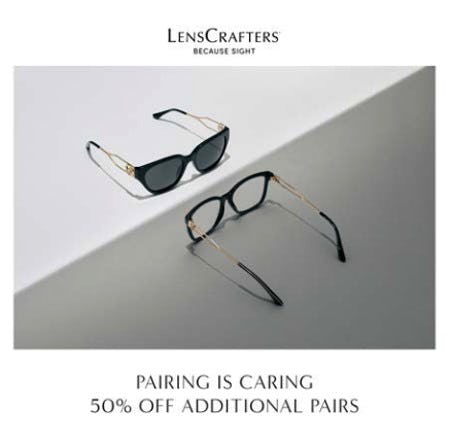 50% off Additional Pair