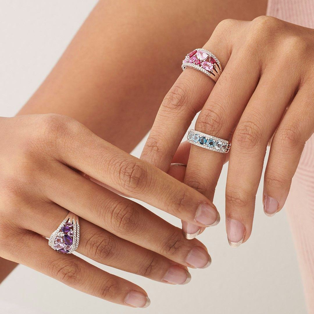 Kay's pink clearance sapphire ring