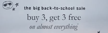 Buy 3, Get 3 Free on Almost Everything from Abercrombie Kids