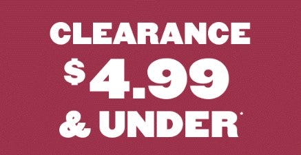 Clearance $4.99 & Under from The Children's Place