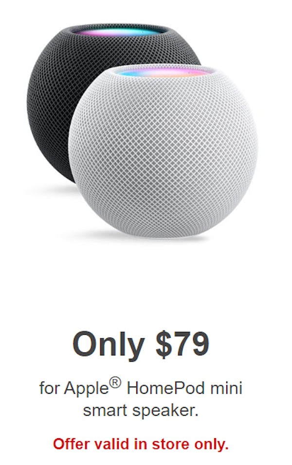 Only $79 for Apple® HomePod Mini Smart Speaker