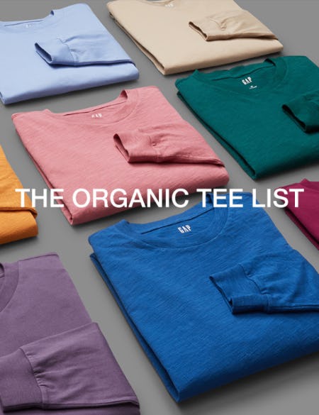 The Organic Tees from Gap