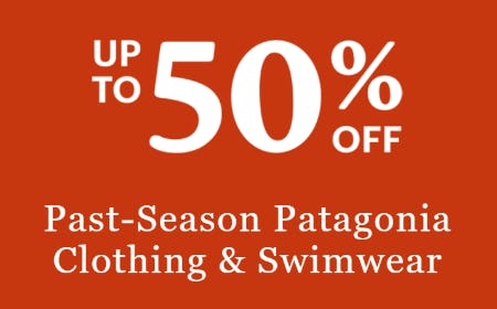Up to 50% Off Past-Season Patagonia Clothing and Swimwear from REI