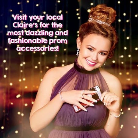 Dazzle your look for Prom! from Claire's