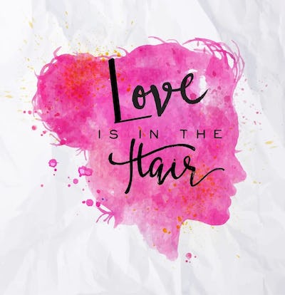 Love Is In The Hair Logo