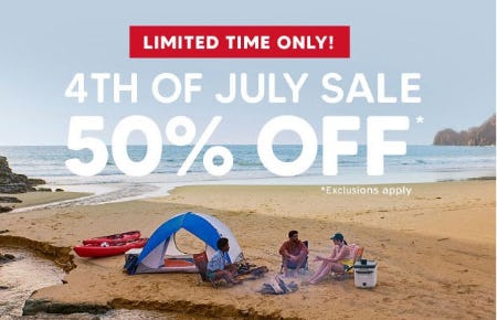 4th Of July Sale 50% Off from Eddie Bauer