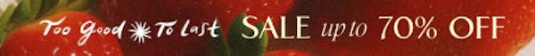 Sale Up to 70% Off