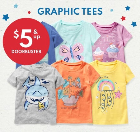 Graphic Tees $5 & Up Doorbuster