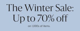 The Winter Sale: Up to 70% Off