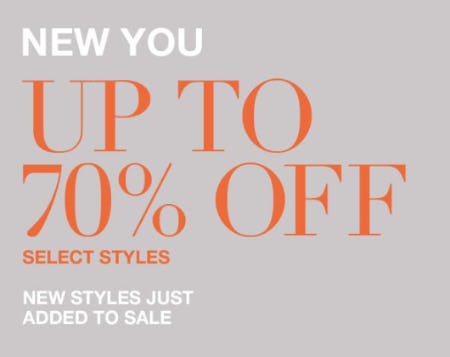 Up to 70% Off on Select Styles from Everything But Water