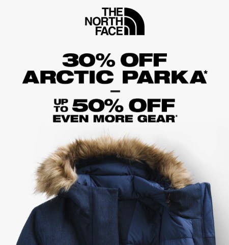 30% Off Arctic Parka & up to 50% Off Even More Gear from The North Face