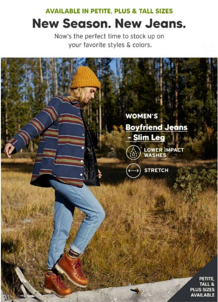 New Season. New Jeans from Eddie Bauer