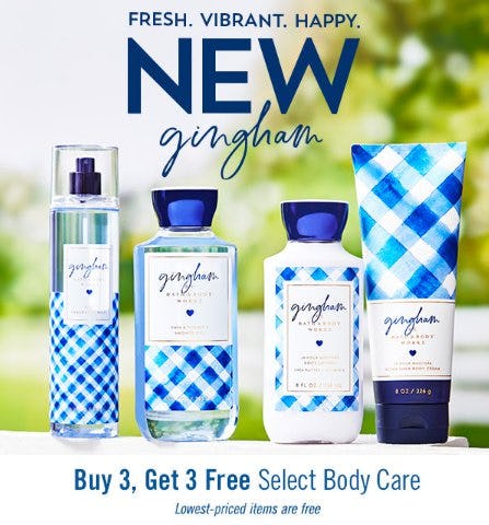 Buy 3, Get 3 Free Select Body Care from Bath & Body Works