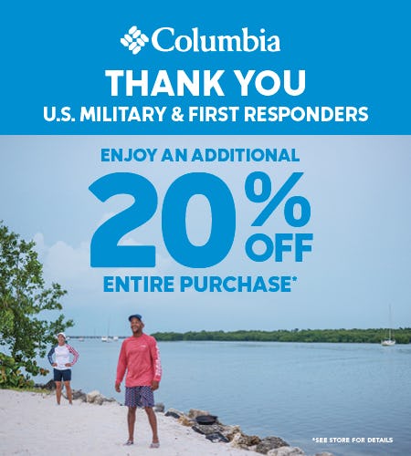 Thank You Military & First Responders from Columbia