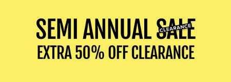 Semi Annual Clearance Sale: Extra 50% Off Clearance from Torrid