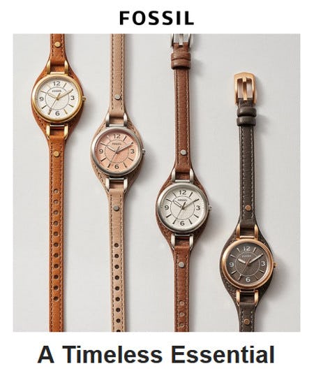 Carlie's New Look for Fall from Fossil