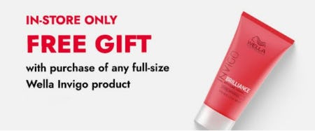 Free Gift With Purchase of Any Full-Size Wella Invigo Product from Sally Beauty Supply