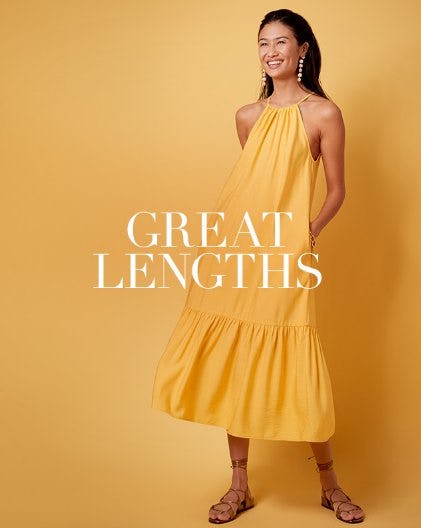 The Most Coveted Dress Styles for Spring: Midi & Maxi Dresses from Banana Republic