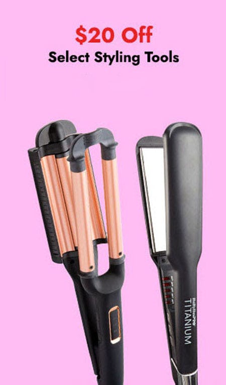 $20 Off Select Styling Tools from Sally Beauty Supply                     