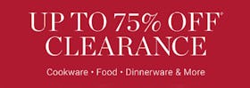 Up to 75% Off Clearance