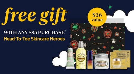 Free Gift With Any $95 Purchase from L'Occitane