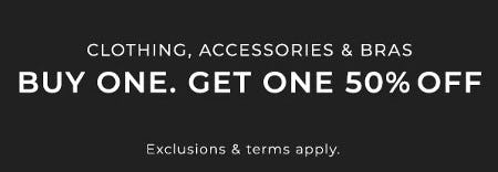 Buy One, Get One 50% Off Clothing, Accessories & Bras from Lane Bryant