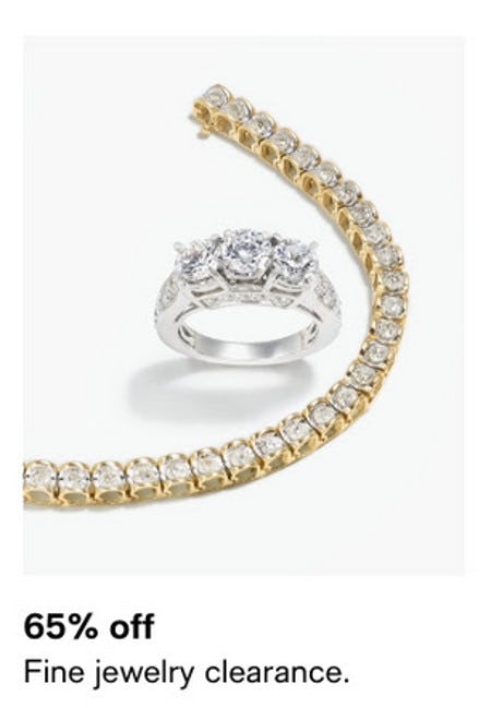 65% Off Fine Jewelry Clearance from Macy's Men's & Home & Childrens