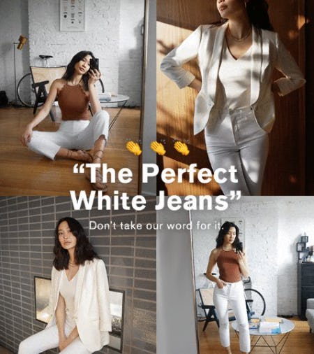 The Perfect White Jeans from Express