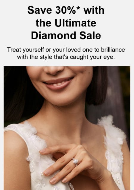 Save 30% With the Ultimate Diamond Sale