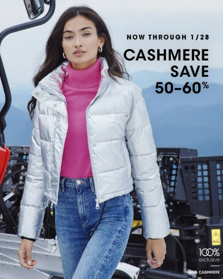 Cashmere Save 50-60% from Bloomingdale's