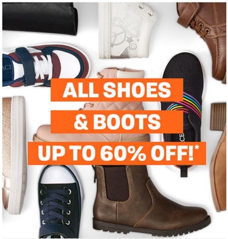 All Shoes and Boots Up to 60% Off from The Children's Place