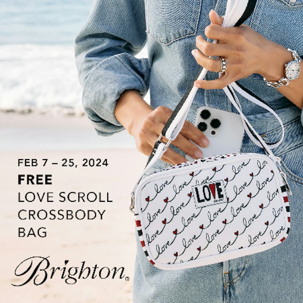 FREE* Love Scroll Crossbody Bag