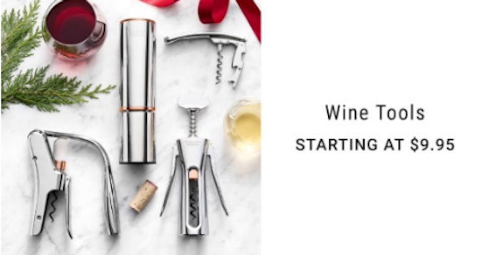 Wine Tools Starting at $9.95