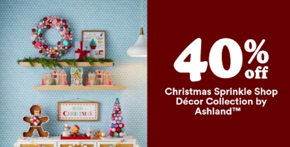 40% Off Christmas Sprinkle Shop Decor by Ashland