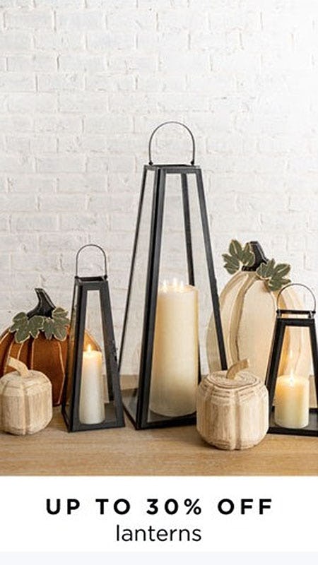 Up to 30% Off Lanterns from Kirkland's
