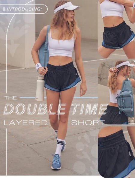 The Double Time Layered Shorts from Free People