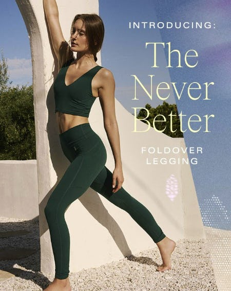 Introducing: The Never Better Foldover Legging from Free People