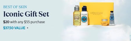 Iconic Gift Set $20 With Any $55 Purchase from L'Occitane