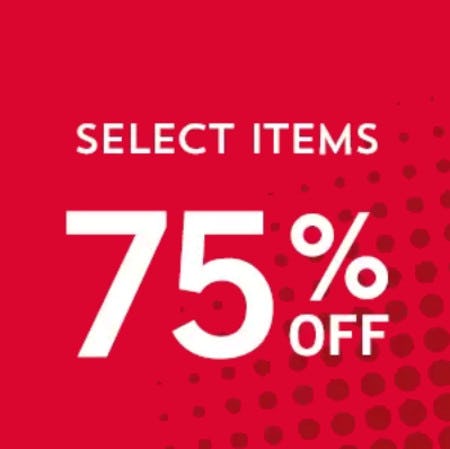 75% Off Select Items from Bath & Body Works