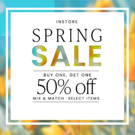 Spring Sale Buy One, Get One 50% Off from Perfumania