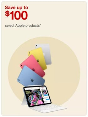 Save Up to $100 Select Apple Products