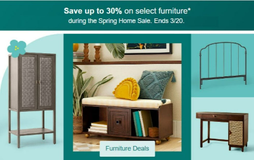 Save Up to 30% on Select Furniture