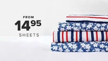 From $14.95 Sheets