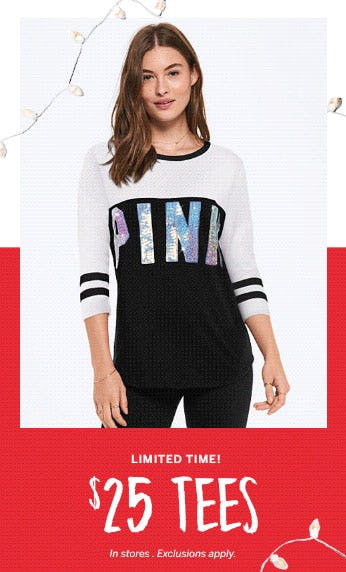 $25 Tees from Victoria's Secret