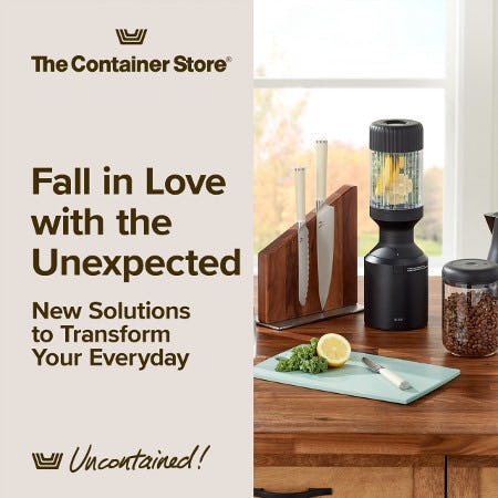 Fall in love with the unexpected at The Container Store from The Container Store