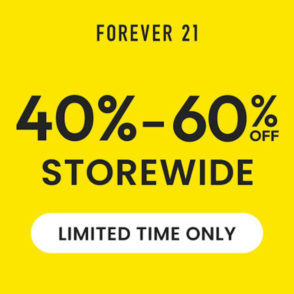 Everything 40-60% off