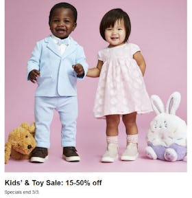 Kids' and Toy Sale: 15-50% off